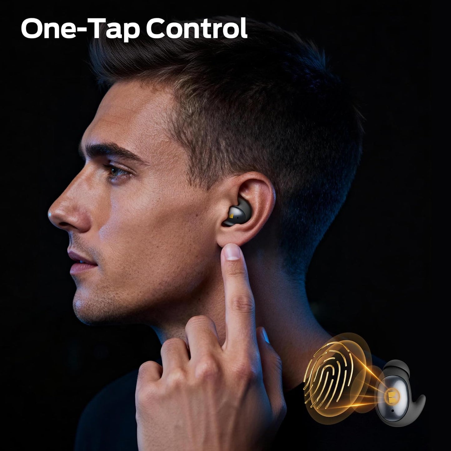 Handsfree Bluetooth Monster Sleep Ear100, TWS, Sort