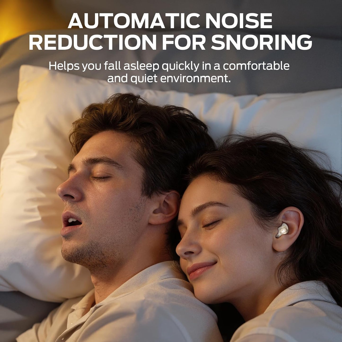 Handsfree Bluetooth Monster Sleep Ear200, TWS, ANC, Guld