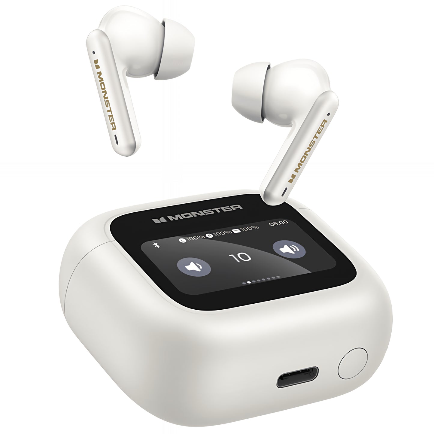 Handsfree Bluetooth Monster TH300, TWS, Hvid