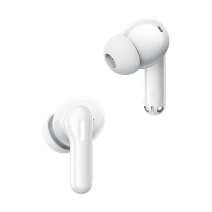 Handsfree Bluetooth Realme Buds T200, TWS, ANC, MultiPoint, Hvid