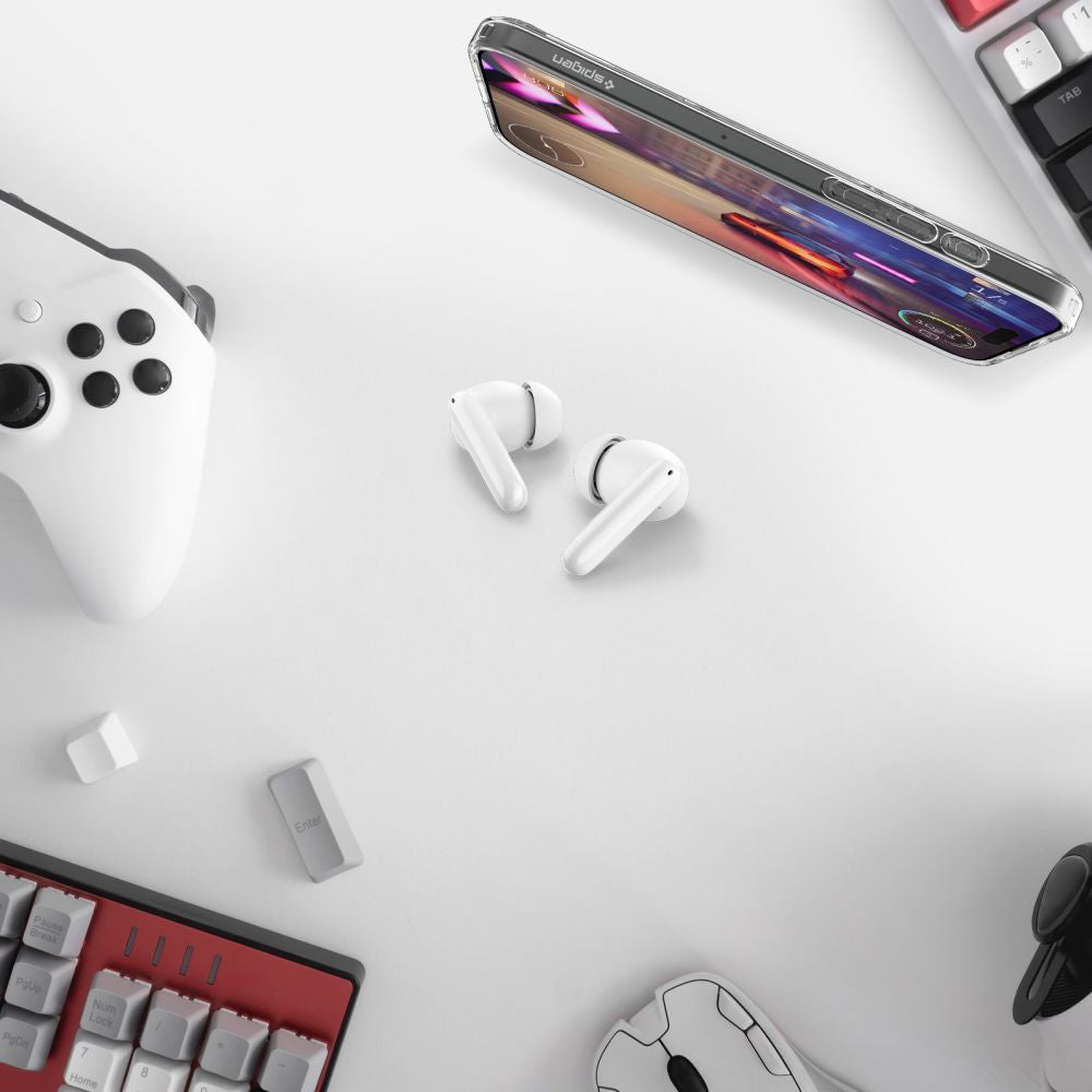 Handsfree Bluetooth Spigen SA2400, TWS, ANC, Sort