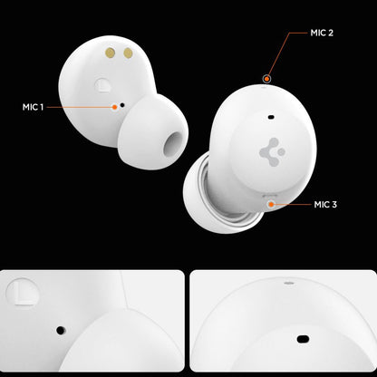 Handsfree Bluetooth Spigen SA2401, TWS, ANC, Hvid ASD07963