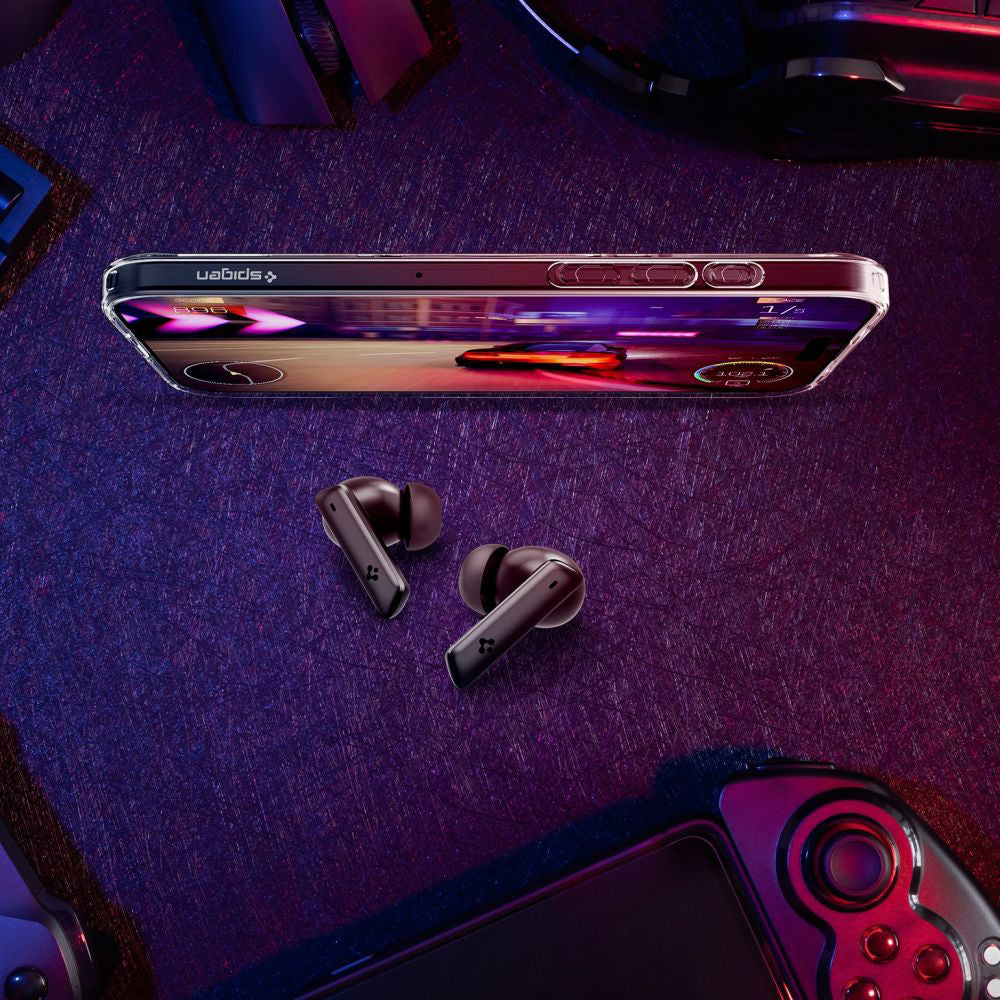 Handsfree Bluetooth Spigen SA2402, TWS, ANC, Hvid