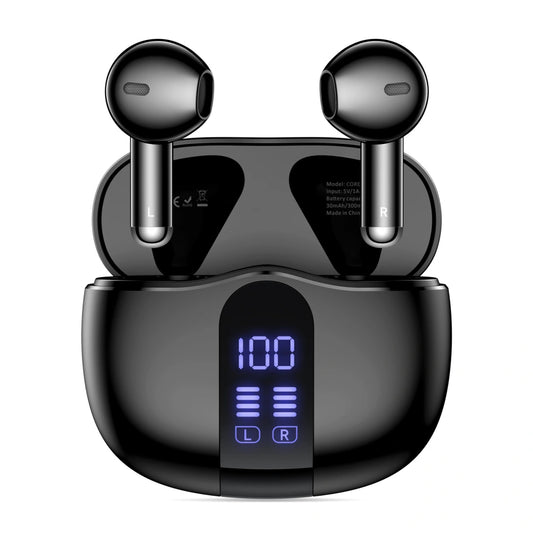 Handsfree Bluetooth Tech-Protect Ultraboost Core G2, TWS, Sort