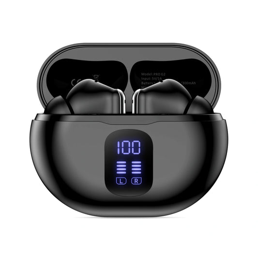 Handsfree Bluetooth Tech-Protect Ultraboost Pro G2, TWS, Sort