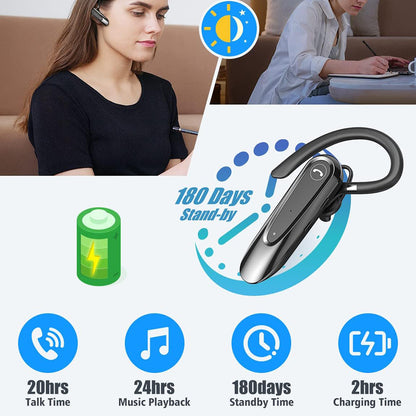 Handsfree Bluetooth Techsuit CB2 AirTalk, A2DP, Sort