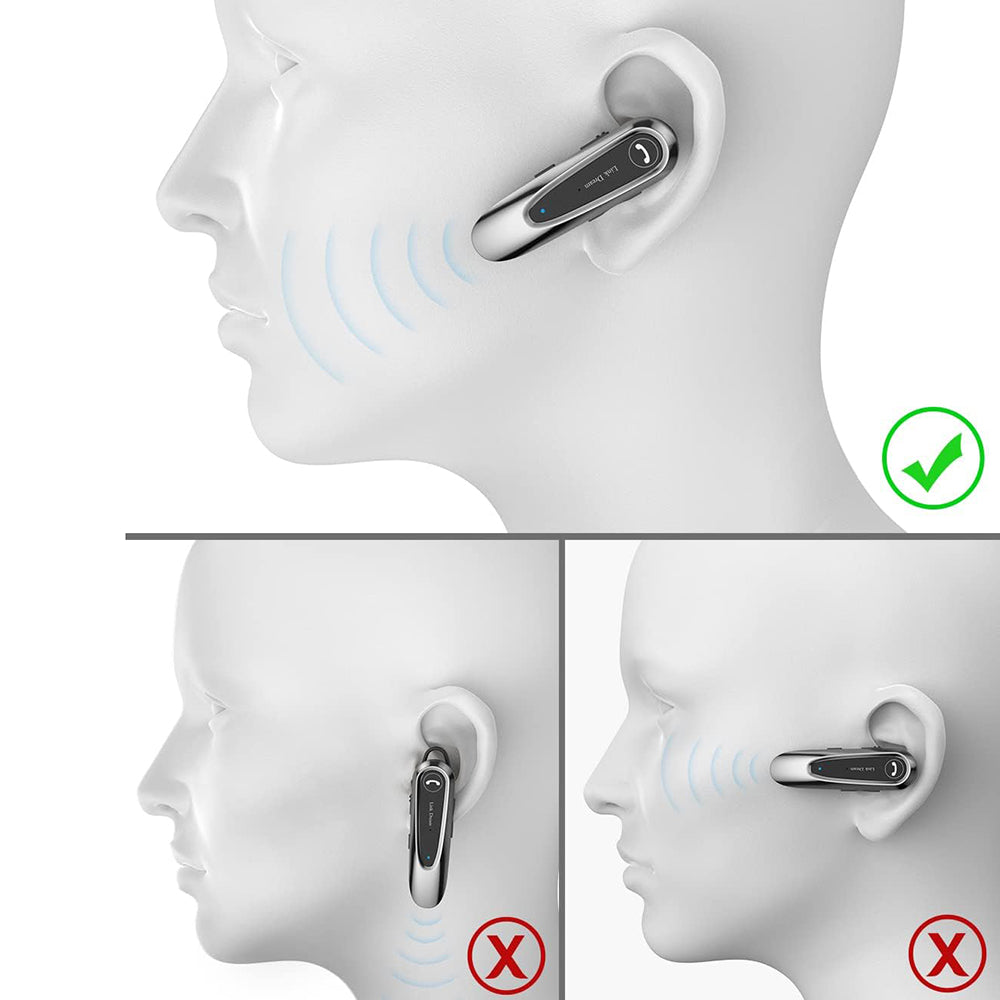 Handsfree Bluetooth Techsuit CB2 AirTalk, A2DP, Sort