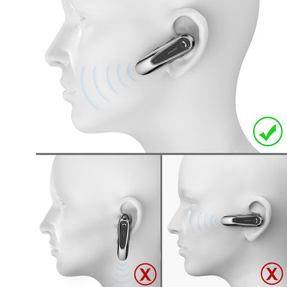 Handsfree Bluetooth Techsuit CB2 AirTalk, A2DP, Sort