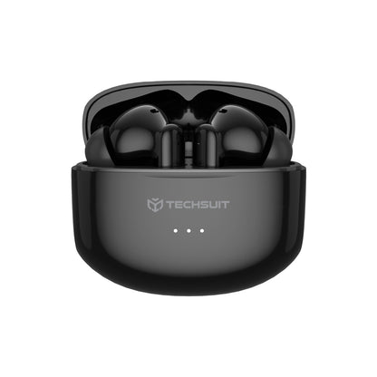 Handsfree Bluetooth Techsuit CW1 Audira Pro, TWS, ANC, Sort