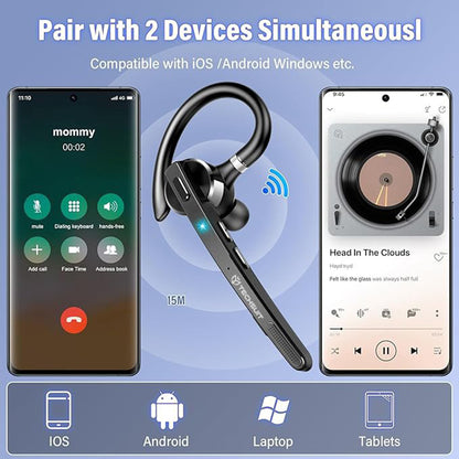 Handsfree Bluetooth Techsuit G9 TalkZen, A2DP, Sort