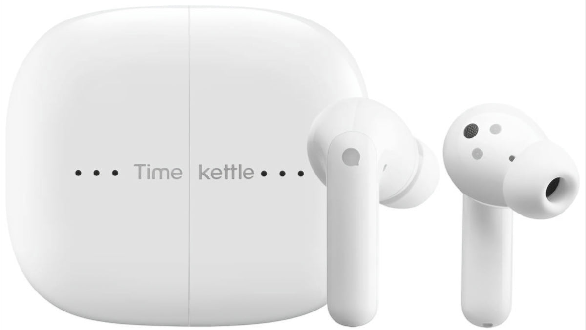 Handsfree Bluetooth Timekettle M3 Oversætter, TWS, ANC, Hvid