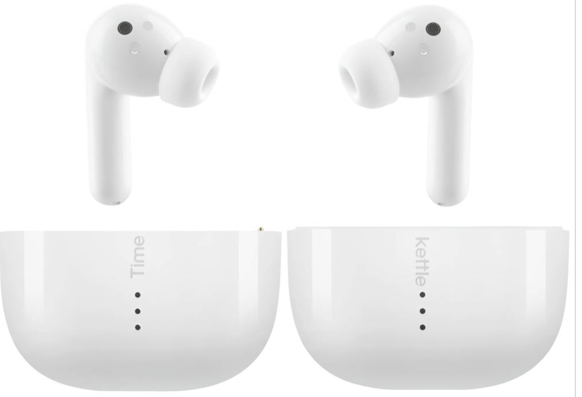 Handsfree Bluetooth Timekettle M3 Oversætter, TWS, ANC, Hvid