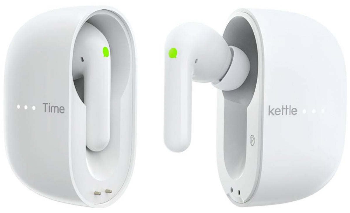 Handsfree Bluetooth Timekettle M3 Oversætter, TWS, ANC, Hvid