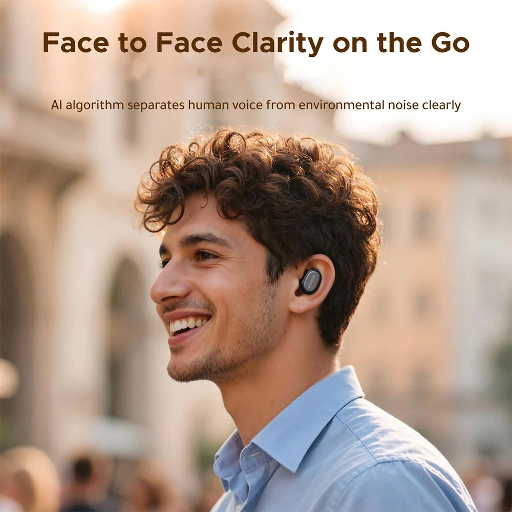 Handsfree Bluetooth UGREEN Dots (75627), TWS, MultiPoint, Hvid