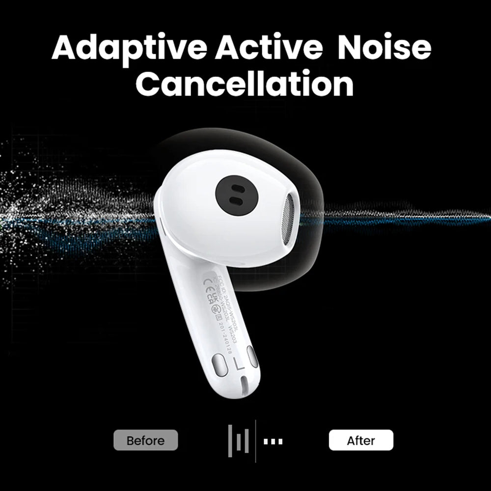 Handsfree Bluetooth UGREEN HiTune H6 Pro WS203, TWS, ANC, Hvid