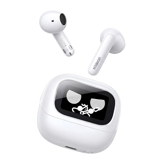 Handsfree Bluetooth UGREEN HiTune H6 Magic WS216 (65386), TWS, ANC, MultiPoint, Hvid