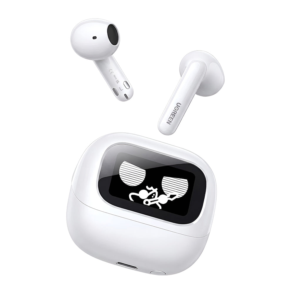 Handsfree Bluetooth UGREEN HiTune H6 Magic WS216 (65386), TWS, ANC, MultiPoint, Hvid