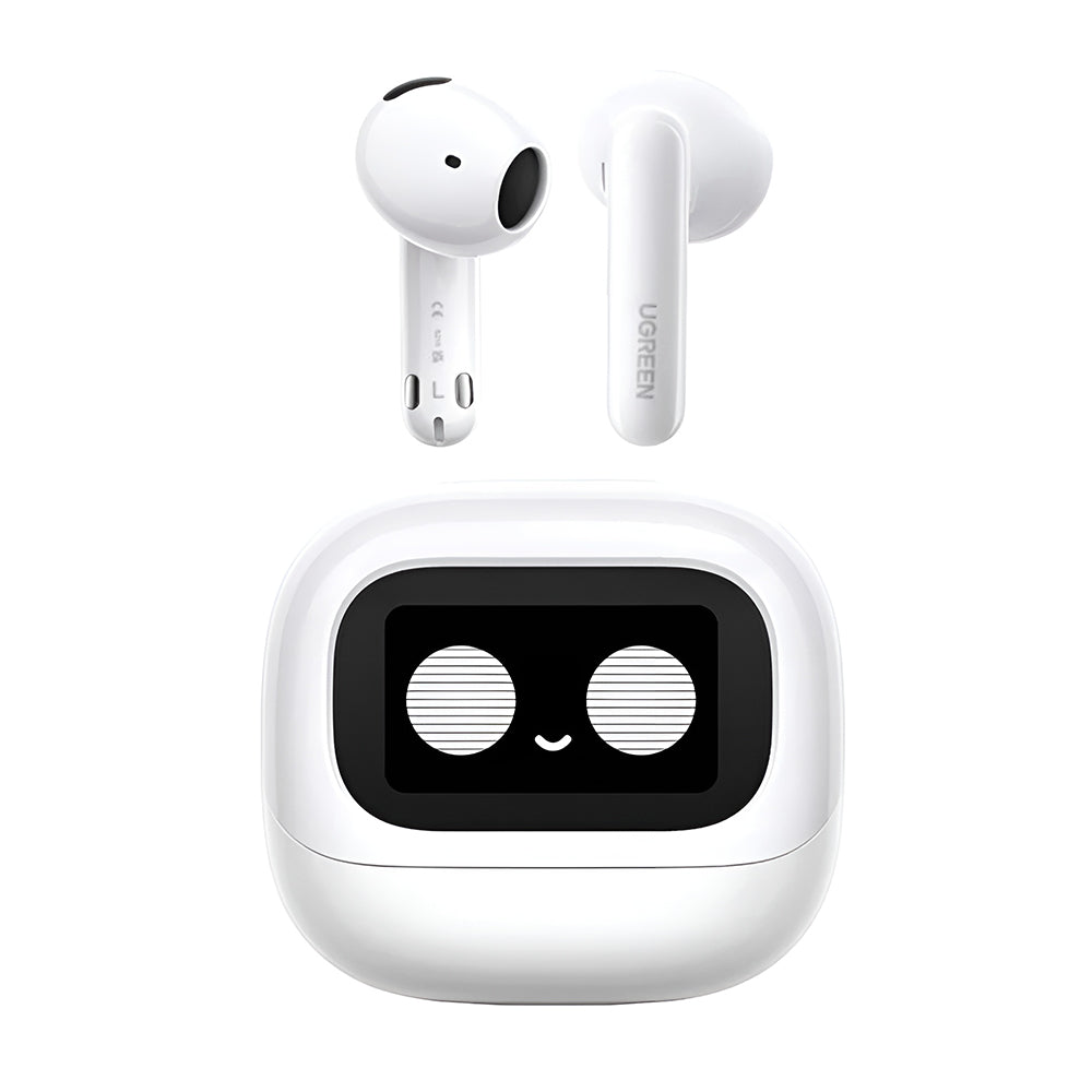 Handsfree Bluetooth UGREEN HiTune H6 Magic WS216 (65386), TWS, ANC, MultiPoint, Hvid