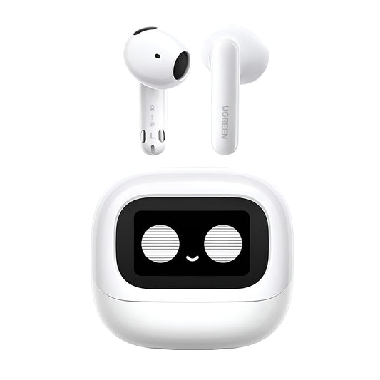 Handsfree Bluetooth UGREEN HiTune H6 Magic WS216 (65386), TWS, ANC, MultiPoint, Hvid