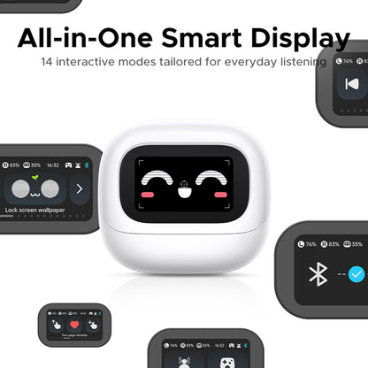 Handsfree Bluetooth UGREEN HiTune H6 Magic WS216 (65386), TWS, ANC, MultiPoint, Hvid