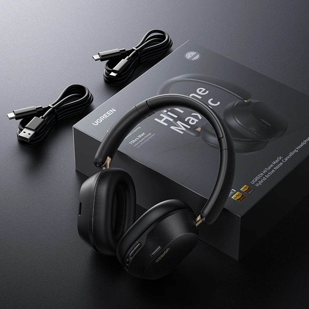 Handsfree Bluetooth UGREEN HiTune Max5C HP203, A2DP, ANC, Blå