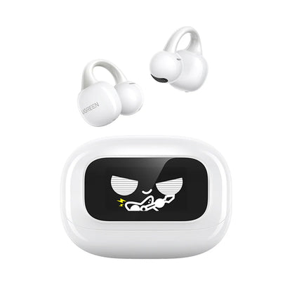 Handsfree Bluetooth UGREEN S6 ClipBuds Magic WS208, TWS, Hvid