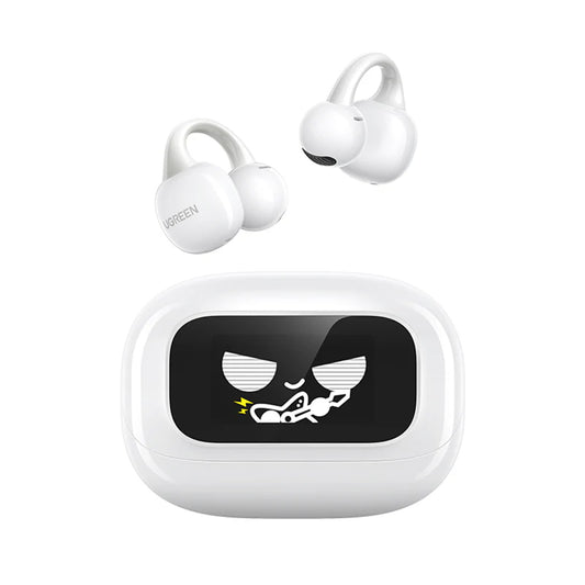Handsfree Bluetooth UGREEN S6 ClipBuds Magic WS208, TWS, Hvid