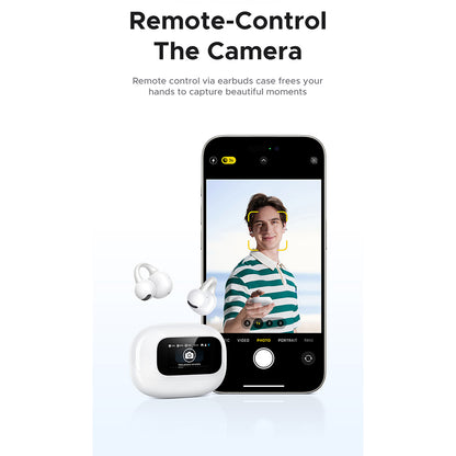 Handsfree Bluetooth UGREEN S6 ClipBuds Magic WS208, TWS, Hvid