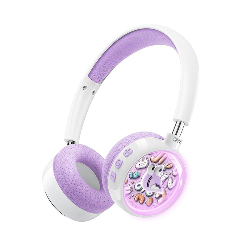 Handsfree Bluetooth XO Design BE57 Cartoon Kids, A2DP, Lilla