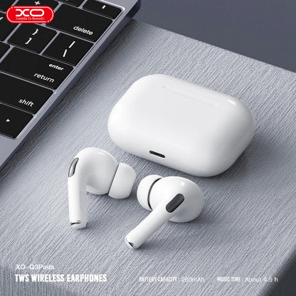 Handsfree Bluetooth XO Design Q3 Pods, TWS, Hvid