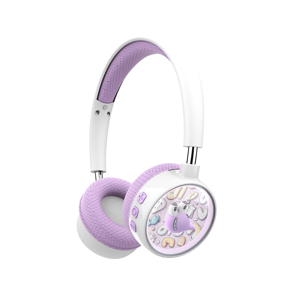 Handsfree Bluetooth XO Design BE57 Cartoon Kids, A2DP, Lilla