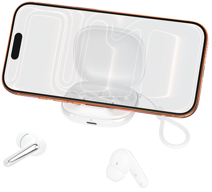 Handsfree Bluetooth XO Design G53, TWS, ANC, Hvid