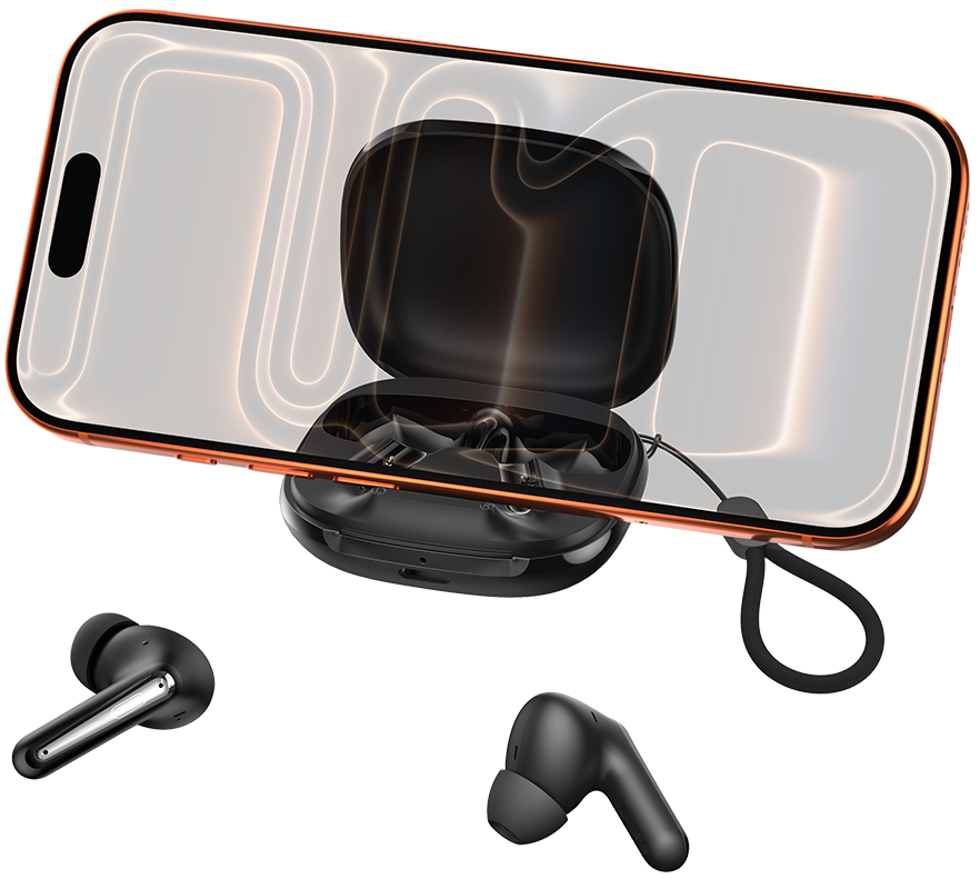 Handsfree Bluetooth XO Design G53, TWS, ANC, Sort