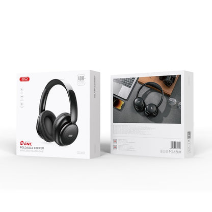 Håndfri Bluetooth XO Design BE40, A2DP, ANC, Sort 