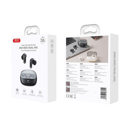Bluetooth-handsfree XO Design G42, TWS, ANC, Sort
