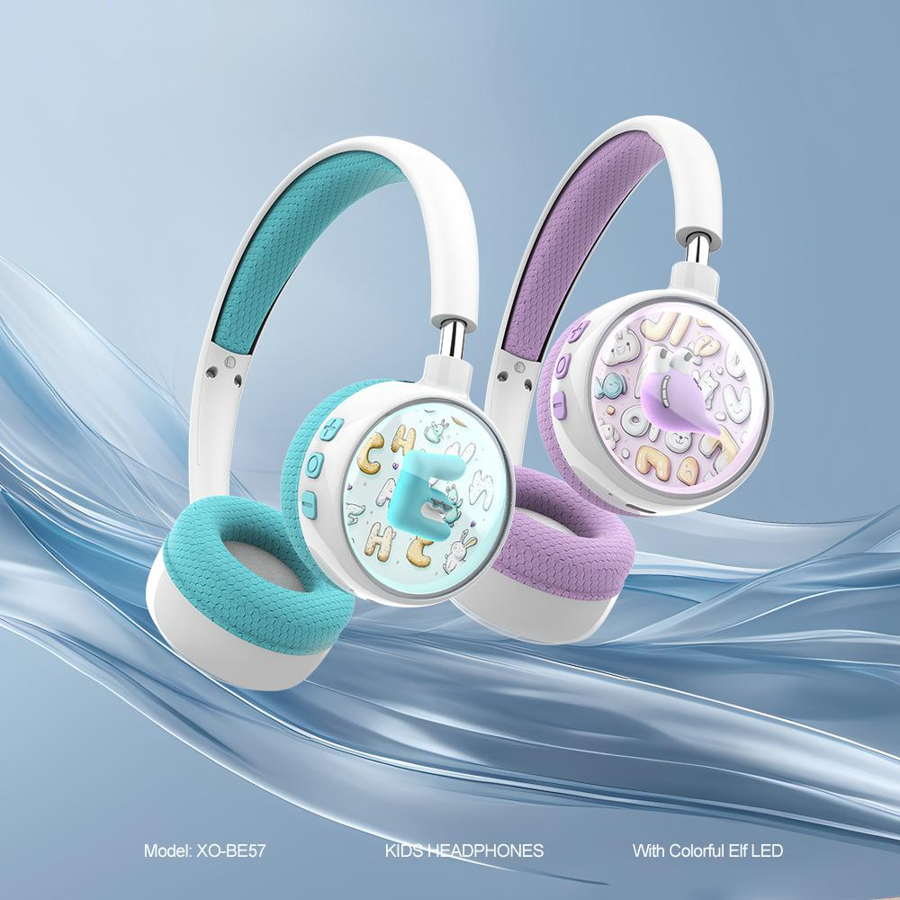 Handsfree Bluetooth XO Design BE57 Cartoon Kids, A2DP, Blå