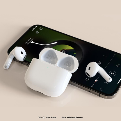 Bluetooth-håndfri XO Design Q7 Pods, TWS, ANC, Hvid