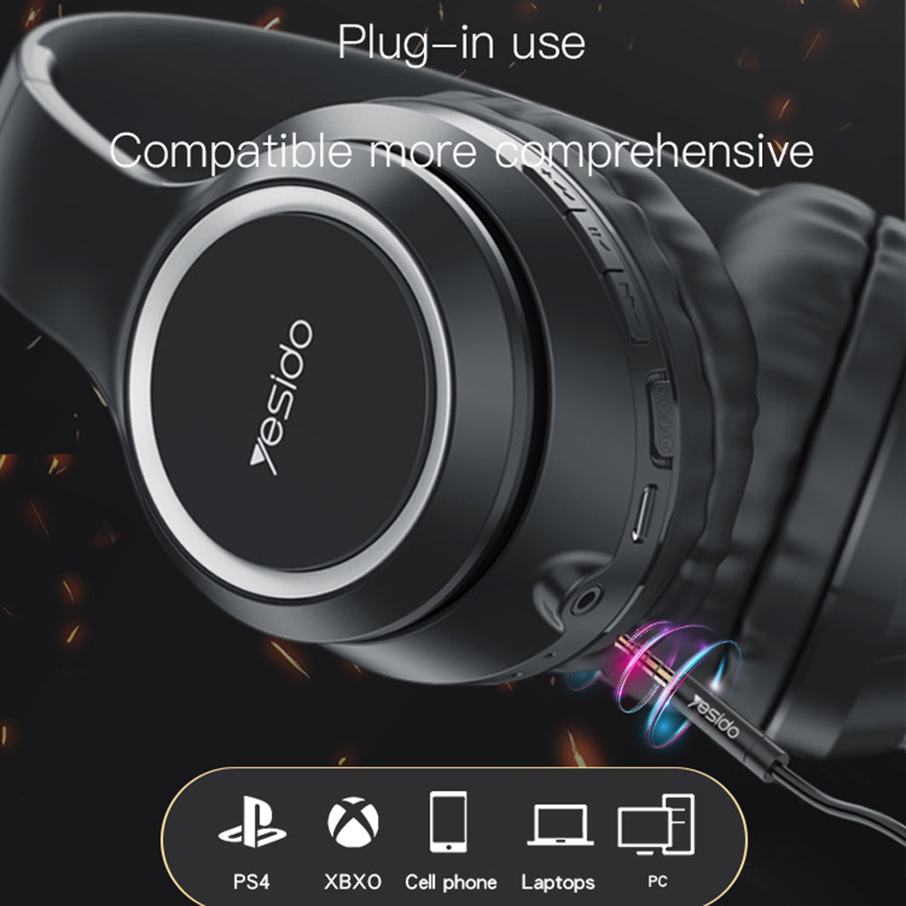 Handsfree Bluetooth Yesido EP03, A2DP, Sort