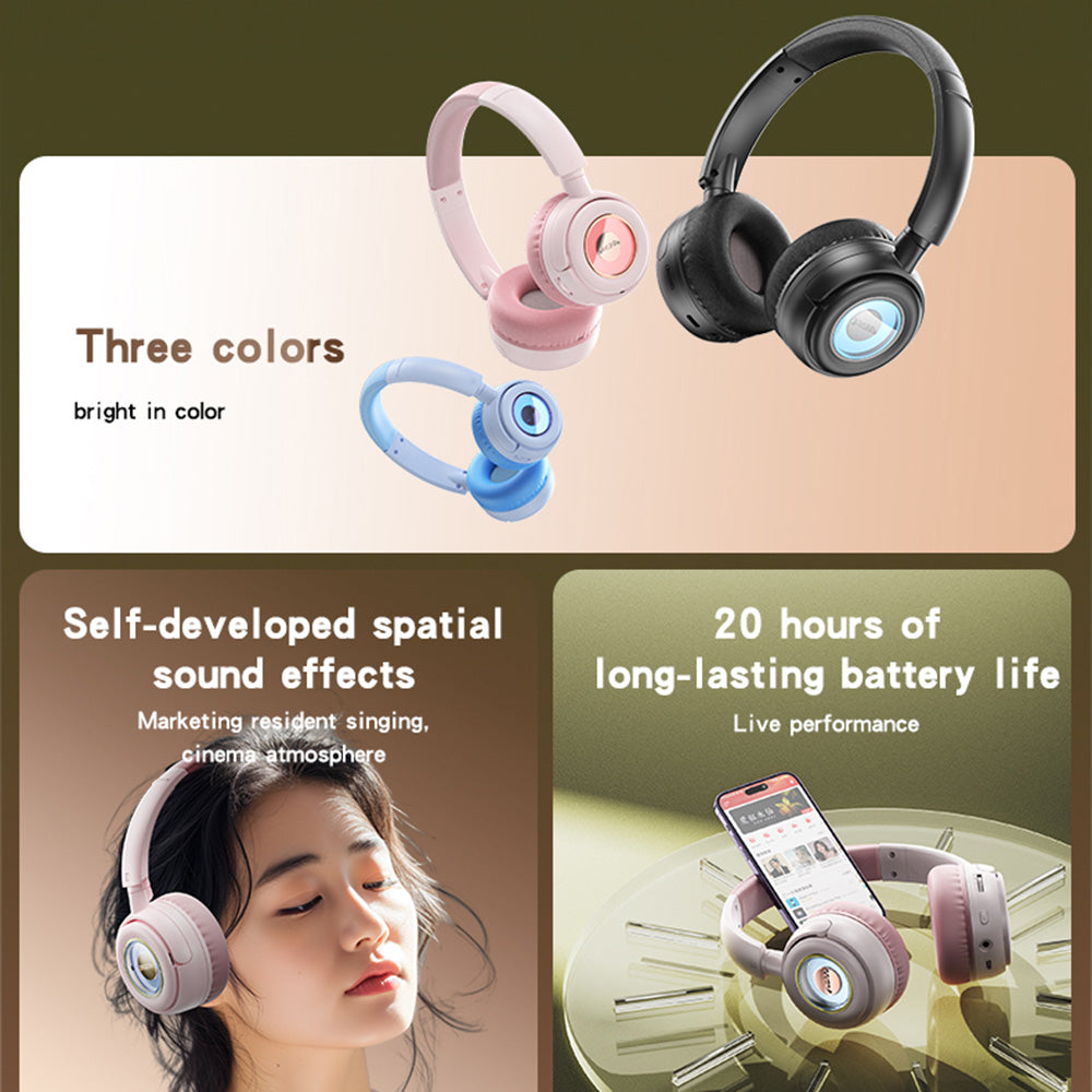 Handsfree Bluetooth Yesido EP06 Kids, A2DP, Sort