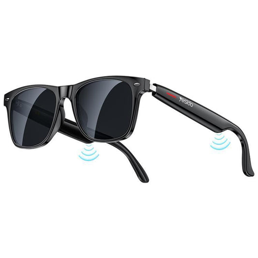 Handsfree Bluetooth Yesido IO35, Type Solbriller Unisex, A2DP, Sort