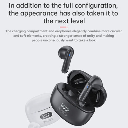 Handsfree Bluetooth Yesido TWS19, TWS, Sort