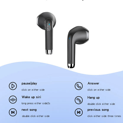 Handsfree Bluetooth Yesido TWS21, TWS, Sort