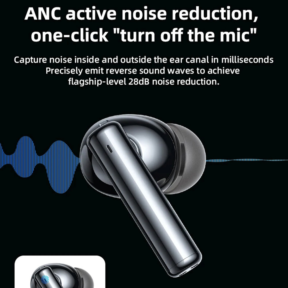 Handsfree Bluetooth Yesido TWS23, TWS, ANC, Sort