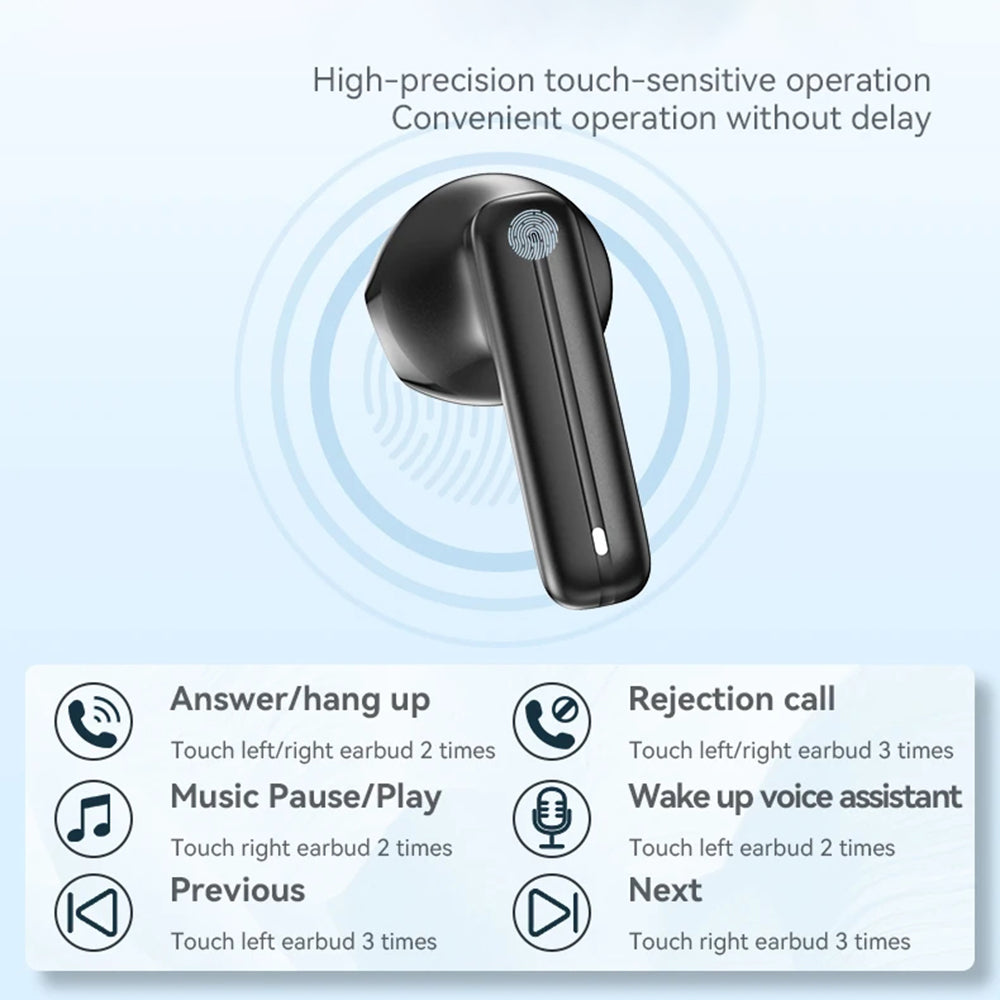 Handsfree Bluetooth Yesido TWS25, TWS, Sort