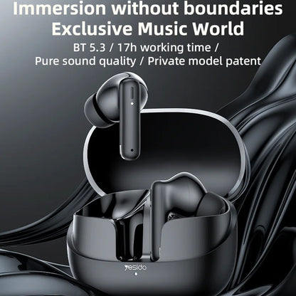 Handsfree Bluetooth Yesido TWS26, TWS, Sort