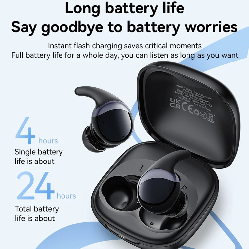 Handsfree Bluetooth Yesido TWS30, TWS, ANC, Sort