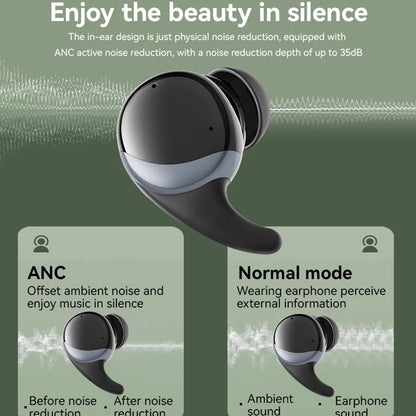 Handsfree Bluetooth Yesido TWS30, TWS, ANC, Sort