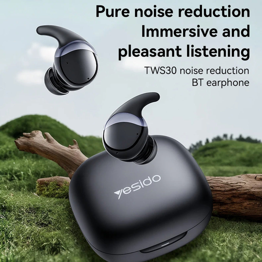 Handsfree Bluetooth Yesido TWS30, TWS, ANC, Sort