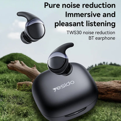 Handsfree Bluetooth Yesido TWS30, TWS, ANC, Sort
