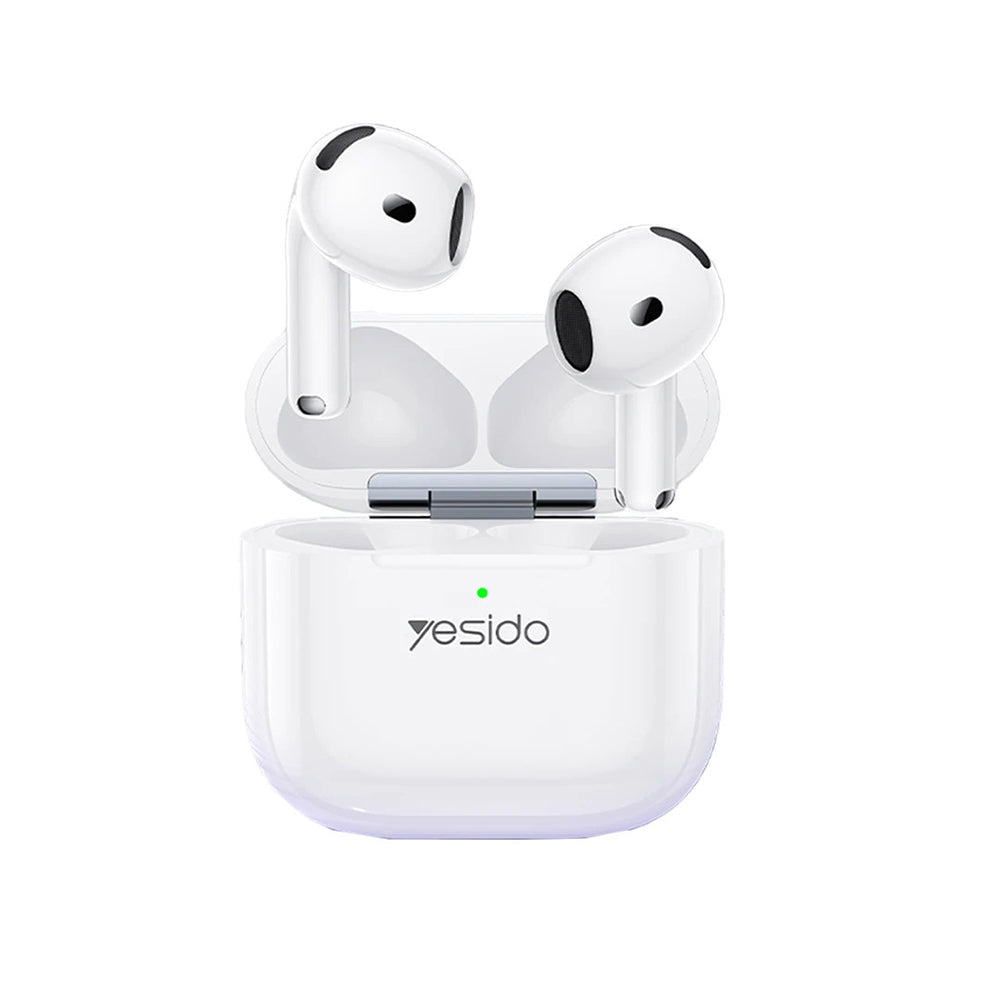 Handsfree Bluetooth Yesido TWS32, TWS, ANC, Hvid
